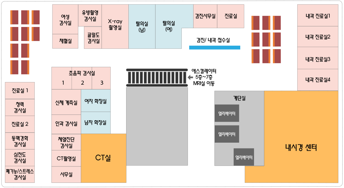 검진센터 도면